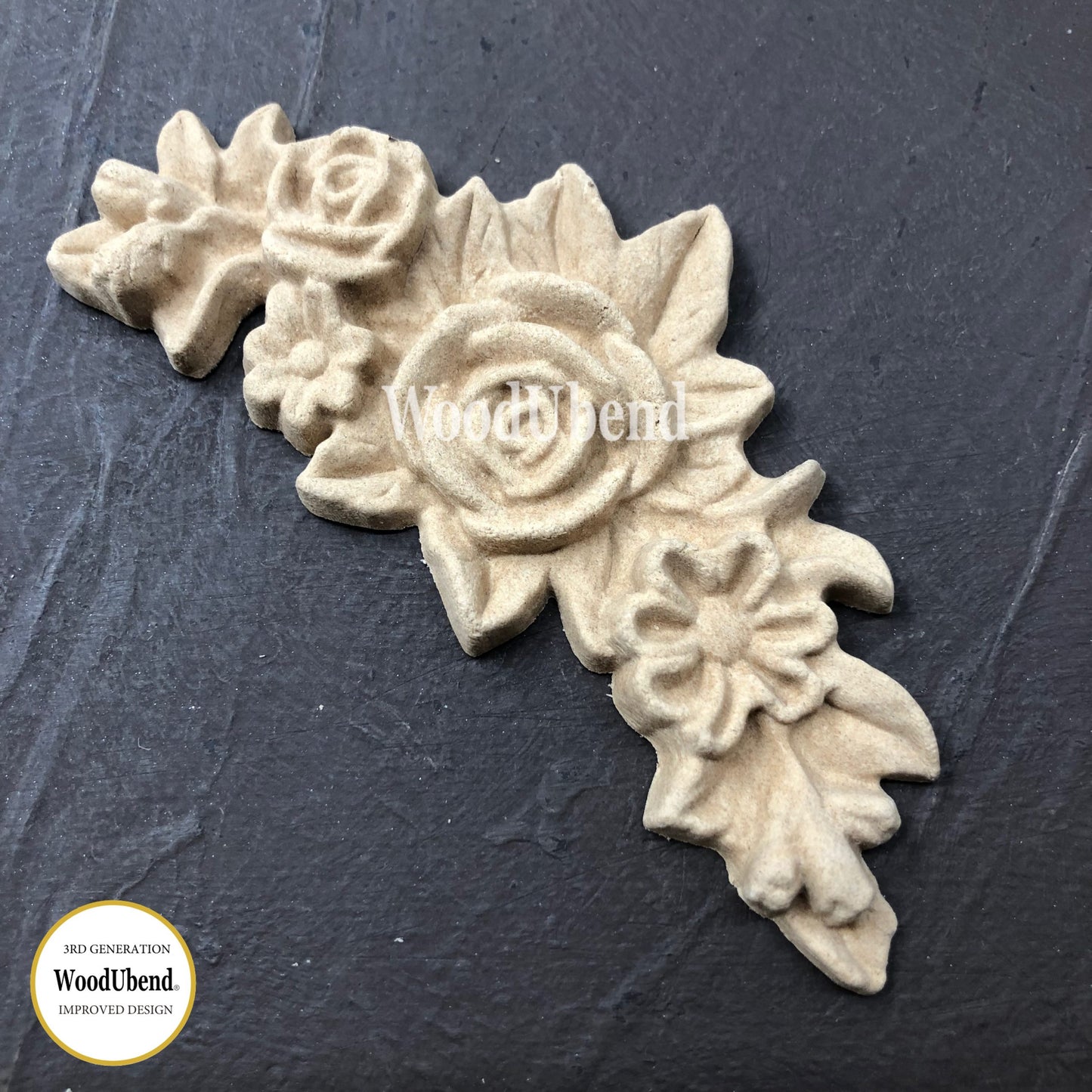 Flower Garlands  5.5×11.5cm From WoodUBend (pack of 2 or sold individually) WUB0348 - Da Vinci Chalk Paint & Rustic home decor