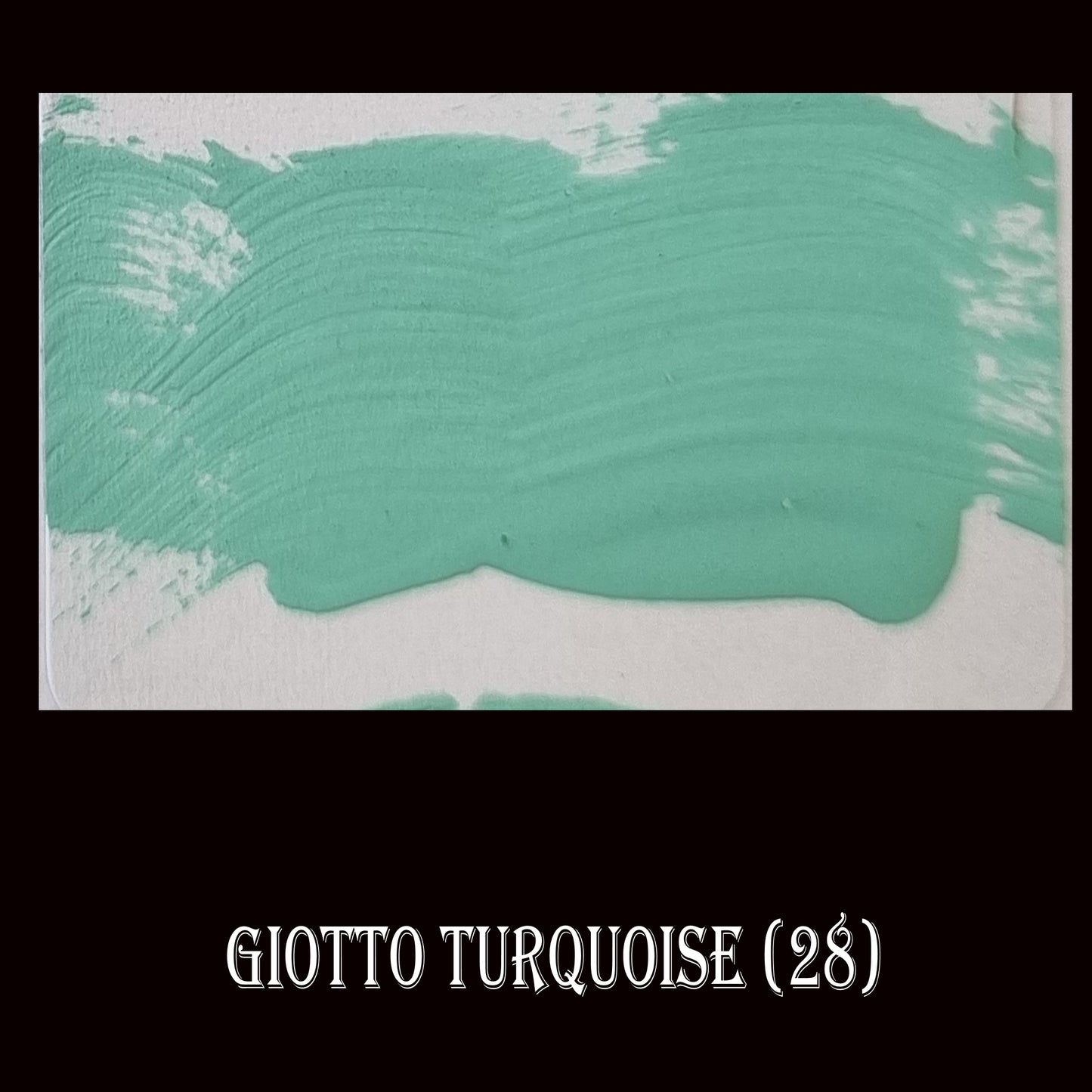 28 Chalky Finish Paint Giotto Turquoise